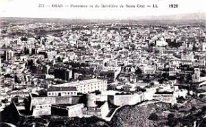 Oran - Panorama  Vue du Belvedere de Santa-Cruz - 1928